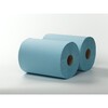 Gerecycleerd poetspapier MAXI-rol 3-laags blauw 180m 36x36cm 500VEL